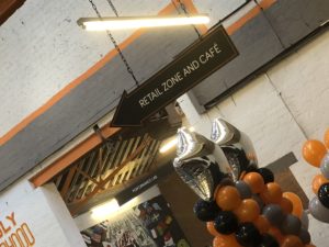 Retail Zone and Cafe Signage Graphics