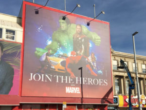 Marvel Heroes Poster Display Banner Graphics