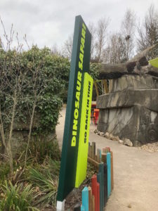 Blackpool Zoo Dinosaur Safari Signage