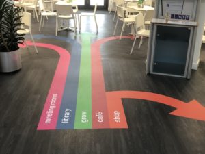 Floor Graphics Portfolio Links Signs and Graphics