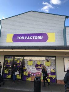 Toy Factory Signage Links Signs and Graphics Window Graphics