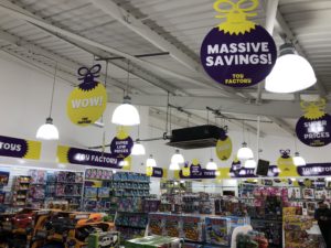 Toy Factory Signage Links Signs and Graphics Wall Graphics