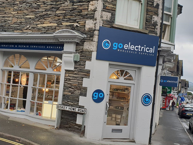 Go Electrical Signage Banner Graphics