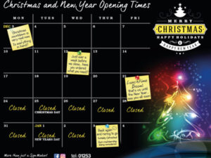 Calendar Christmas Links Signs and Graphics