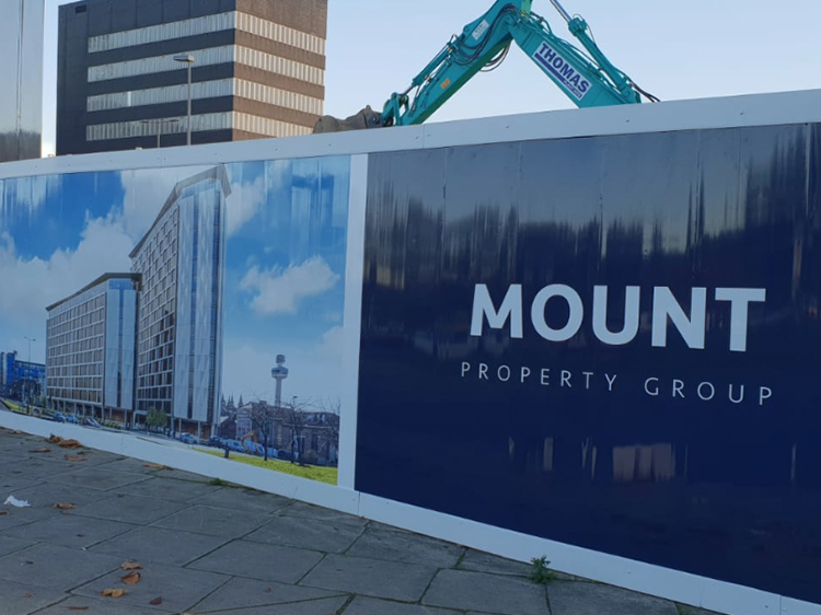 Mount Property Group Hoarding Graphics