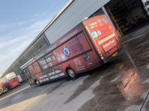 Bus Wrap Cyber Crime Lancashire
