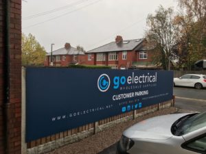 Car Park Sign go electrical