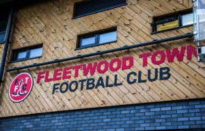 external fascia sign fleetwood town football club