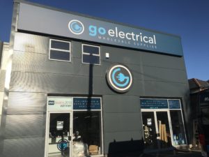 go electrical signage