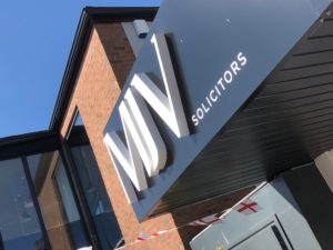 mjv cleveleys solicitors signage