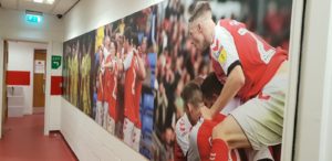 new corridor signage wall graphics wallcoverings
