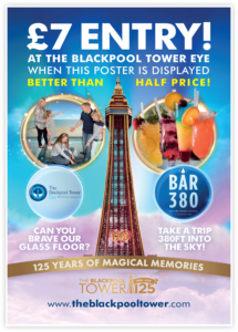 Merlin Blackpool Tower Poster
