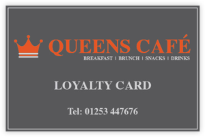 Queens Cafe Loyalty Card