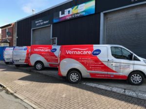 Vernacare vehicle graphics