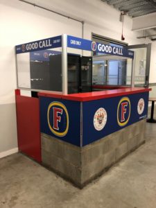 fosters bottle bar branding blackpool football club