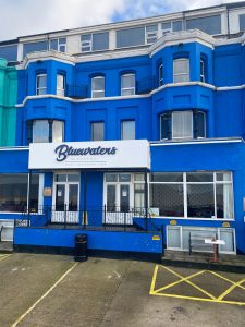 bluewaters hotel signage blackpool